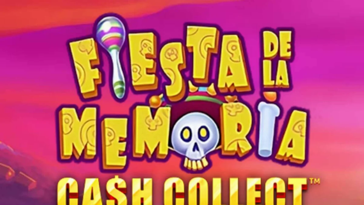 Tampilan visual neon dari slot Fiesta de la Memoria Cash Collect