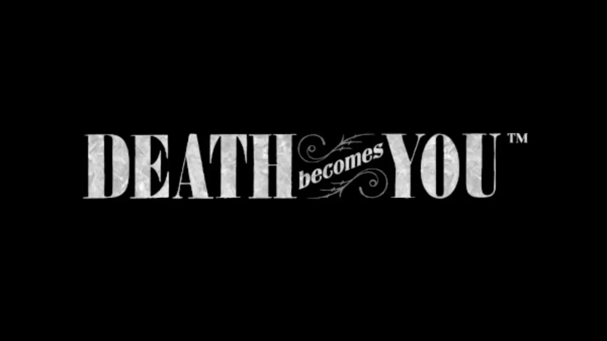 Tampilan visual slot Death Becomes You dengan nuansa gotik dan simbol-simbol horor yang ikonik.