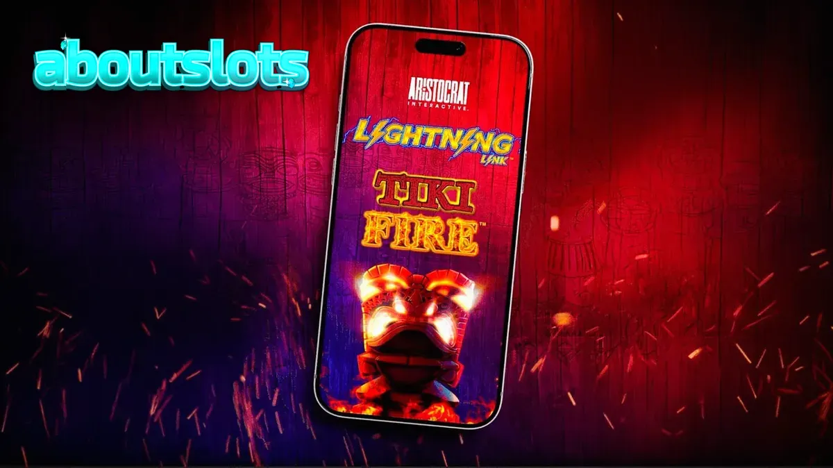 Tampilan visual slot Tiki Fire dengan tema Polinesia yang ikonik